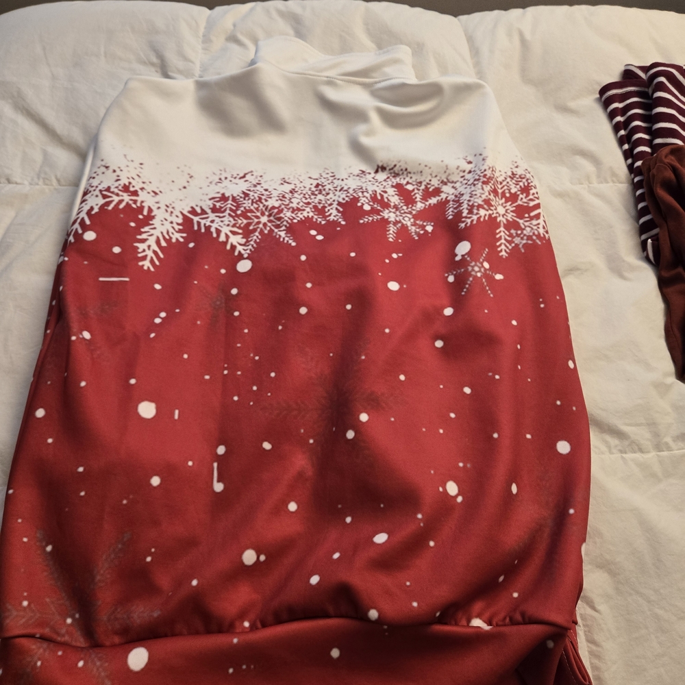 Red and White Snowflake Sweater